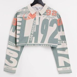 Topshop sub polo shirt